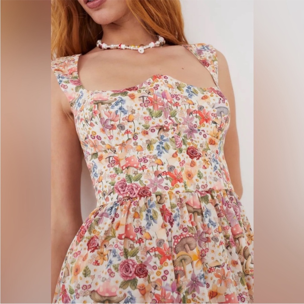 For Love And Lemons Floral Multicolor Dress